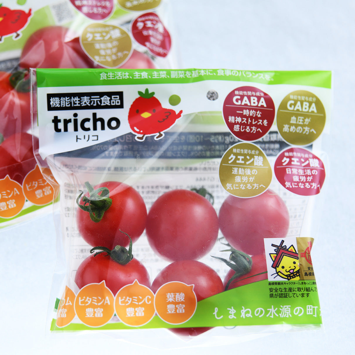 機能性表示食品 高糖度ﾌﾙｰﾂﾄﾏﾄ『tricho(トリコ)』120g x 6袋