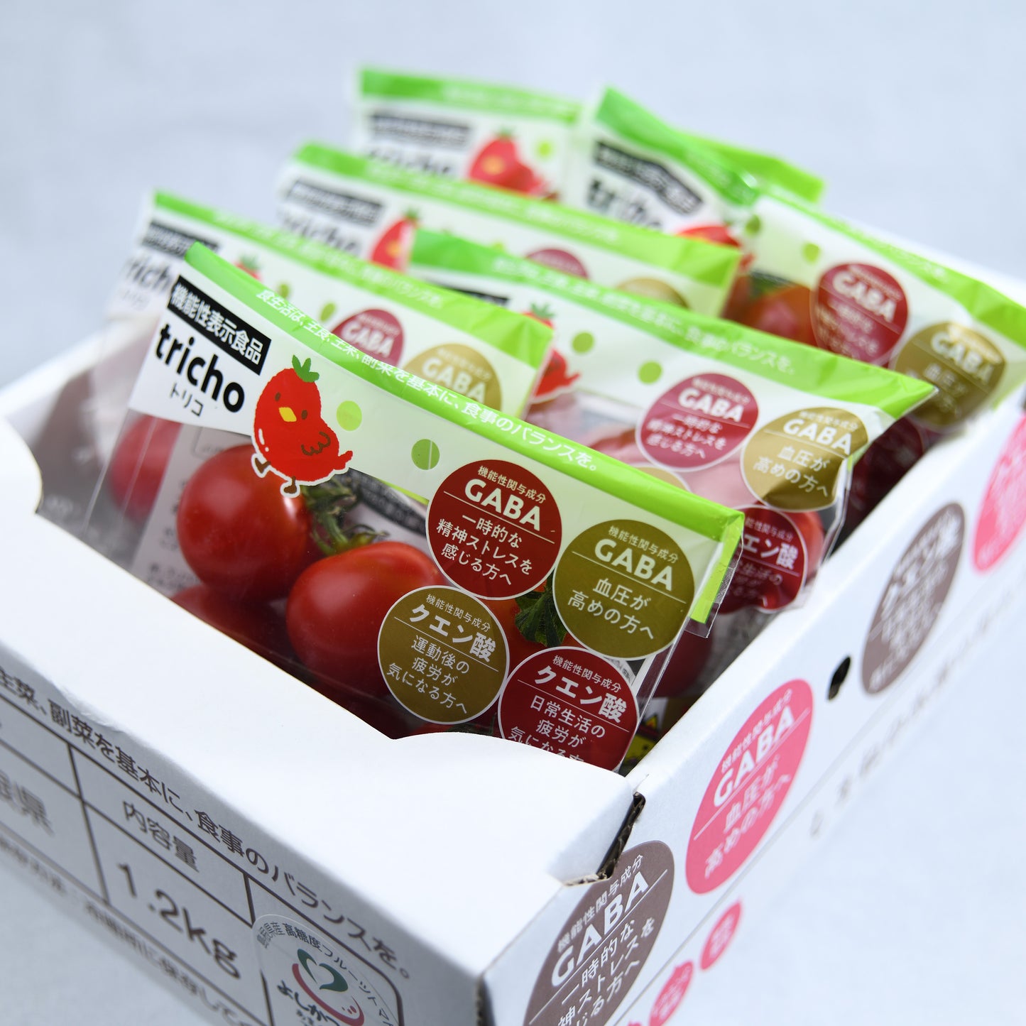 機能性表示食品 高糖度フルーツトマト『tricho(トリコ)』120g x 6袋
